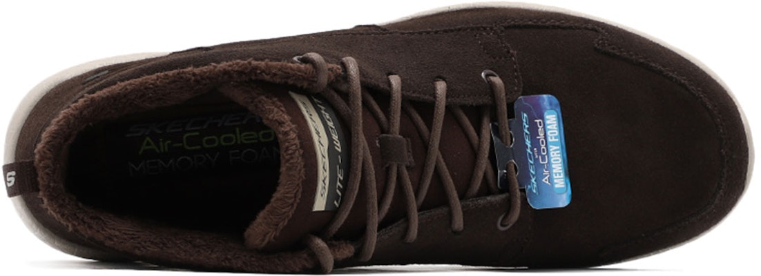 Skechers Burst Fleece Lined Stay Warm Sports Shoe Brown 666017-CHOC Lookbook Skechers Burst Fleece Lined Stay Warm Sports Shoe Brown 666017-CHOC