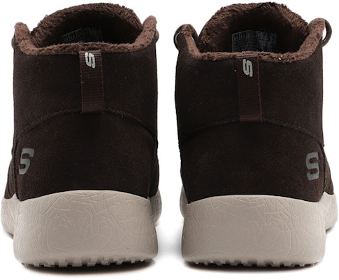 Skechers Burst Fleece Lined Stay Warm Sports Shoe Brown 666017-CHOC Shop Skechers Burst Fleece Lined Stay Warm Sports Shoe Brown 666017-CHOC