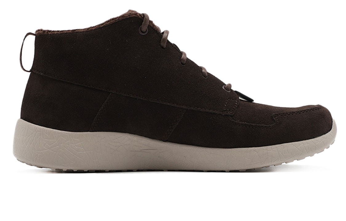 Order Skechers Burst Fleece Gevoerde Warme Sport Schoen Bruin 666017-CHOC