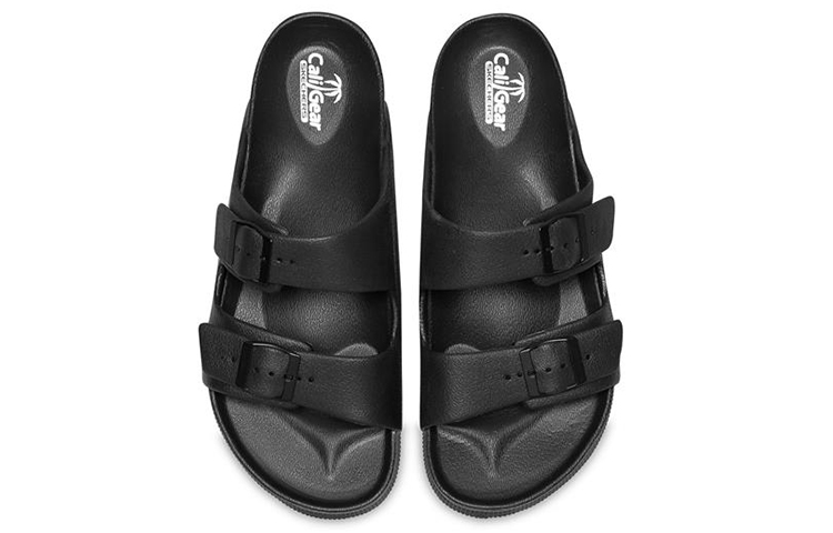 Shop Skechers Cali Surf 休閒運動拖鞋 黑色