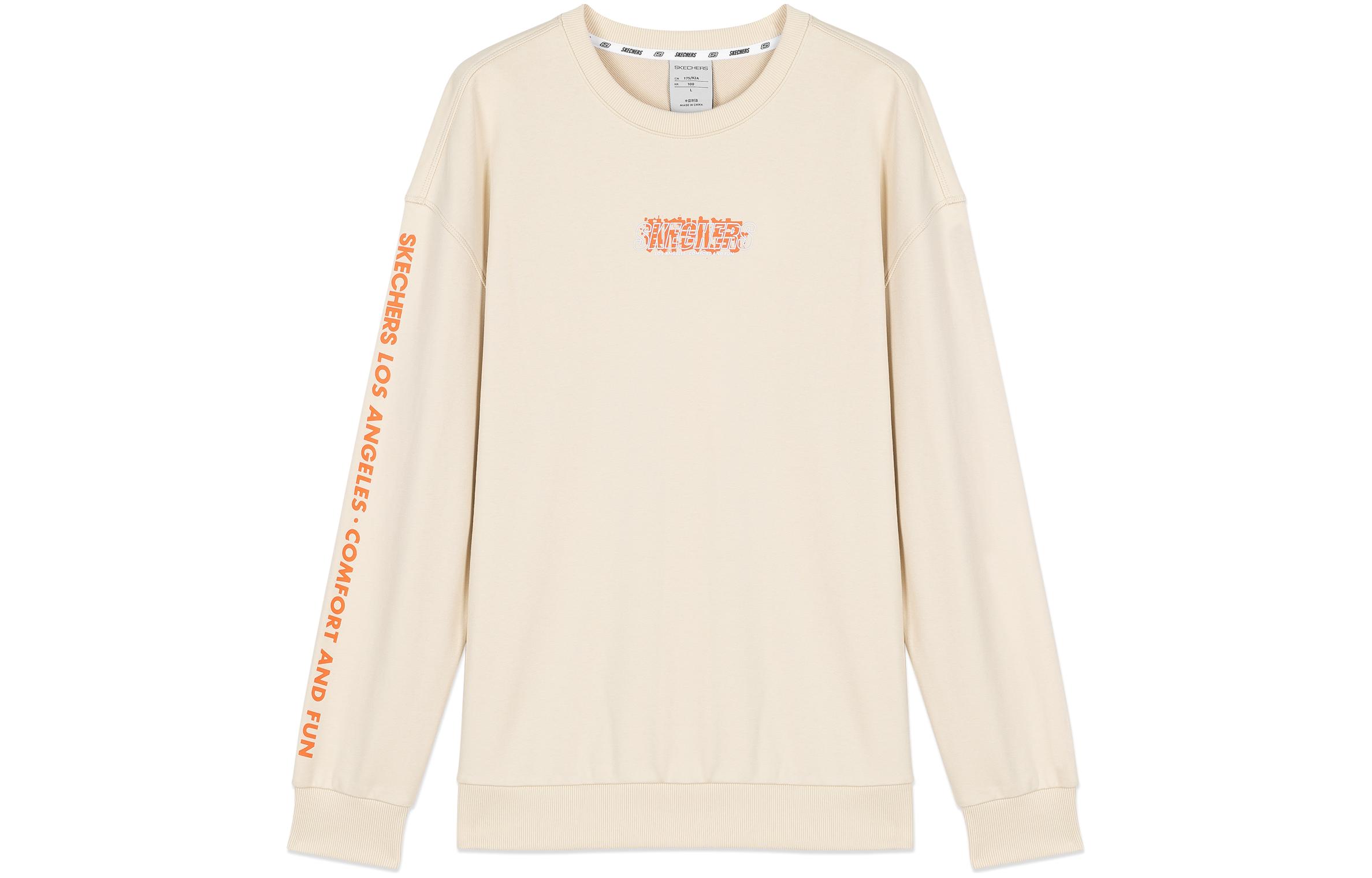 Skechers Caramel Yellow Pullover Crewneck Sweatshirt Casual Wear L320M188-00XE