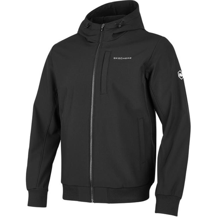 Skechers Carbon Black Hoodie Jacket - Comfortable Sports Series P424M011-0018