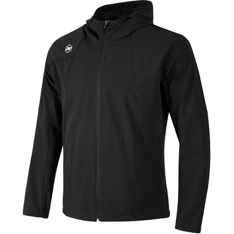 Skechers Carbon Black Hoodie Zip Jacket with Logo P324M001-0018