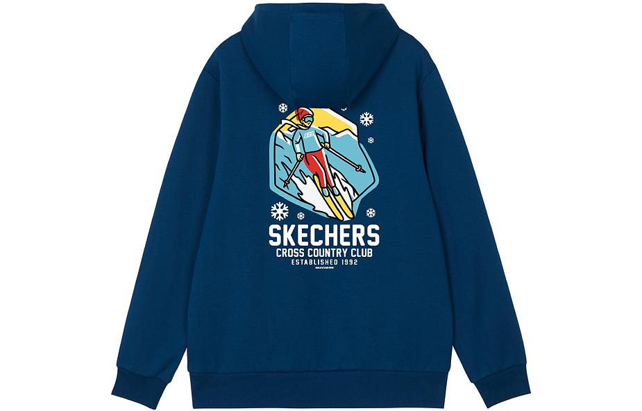 Skechers Cartoon Print Pullover Hoodie Unisex L422U239