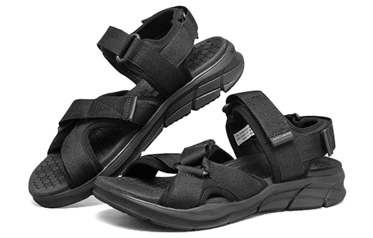 Lookbook Skechers Sandal Kasual Hitam 237050-BBK