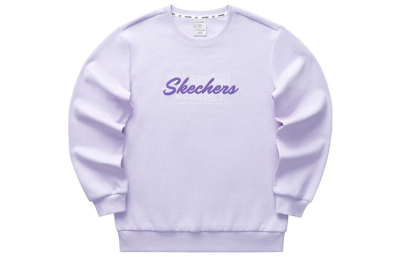 Skechers Casual Crewneck Pullover Sweatshirt Unisex Light Snow Blue L423U158-00EW