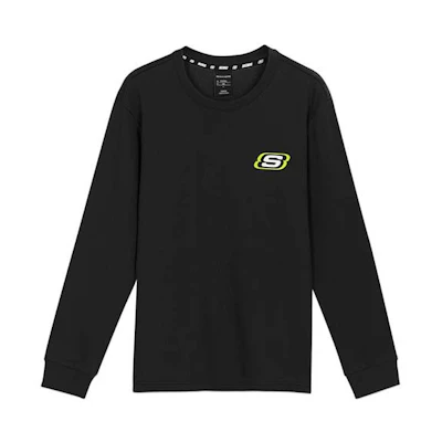 Skechers Casual Crewneck Pullover Sweatshirt Unisex - Carbon Black L320U112-0018