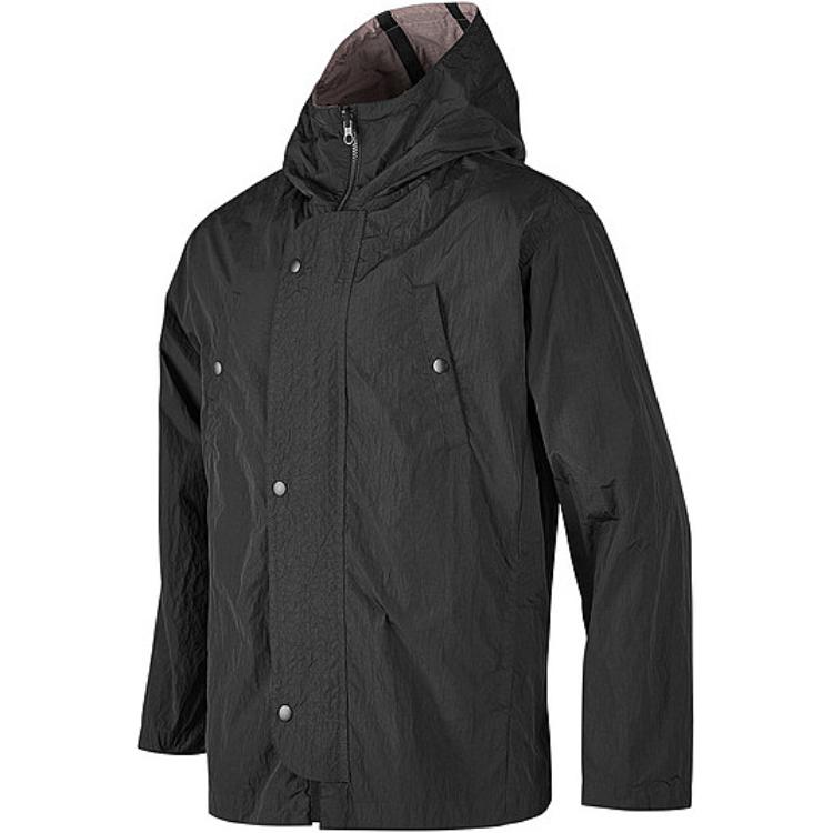 Skechers Casual Hooded Zip-Up Reversible Jacket Carbon Black Unisex P324U010-0018