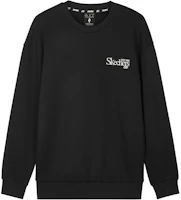 Skechers Casual Knit Embroidery Pullover Sweatshirt Unisex Black L324U106-0018 Skechers Casual Knit Embroidery Pullover Sweatshirt Unisex Black L324U106-0018