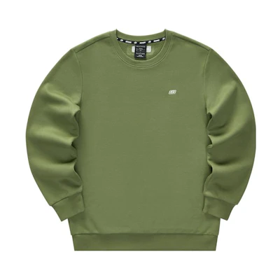 Skechers Casual Knit Pullover Crewneck Sweatshirt Olive Green Unisex L423U153-015R