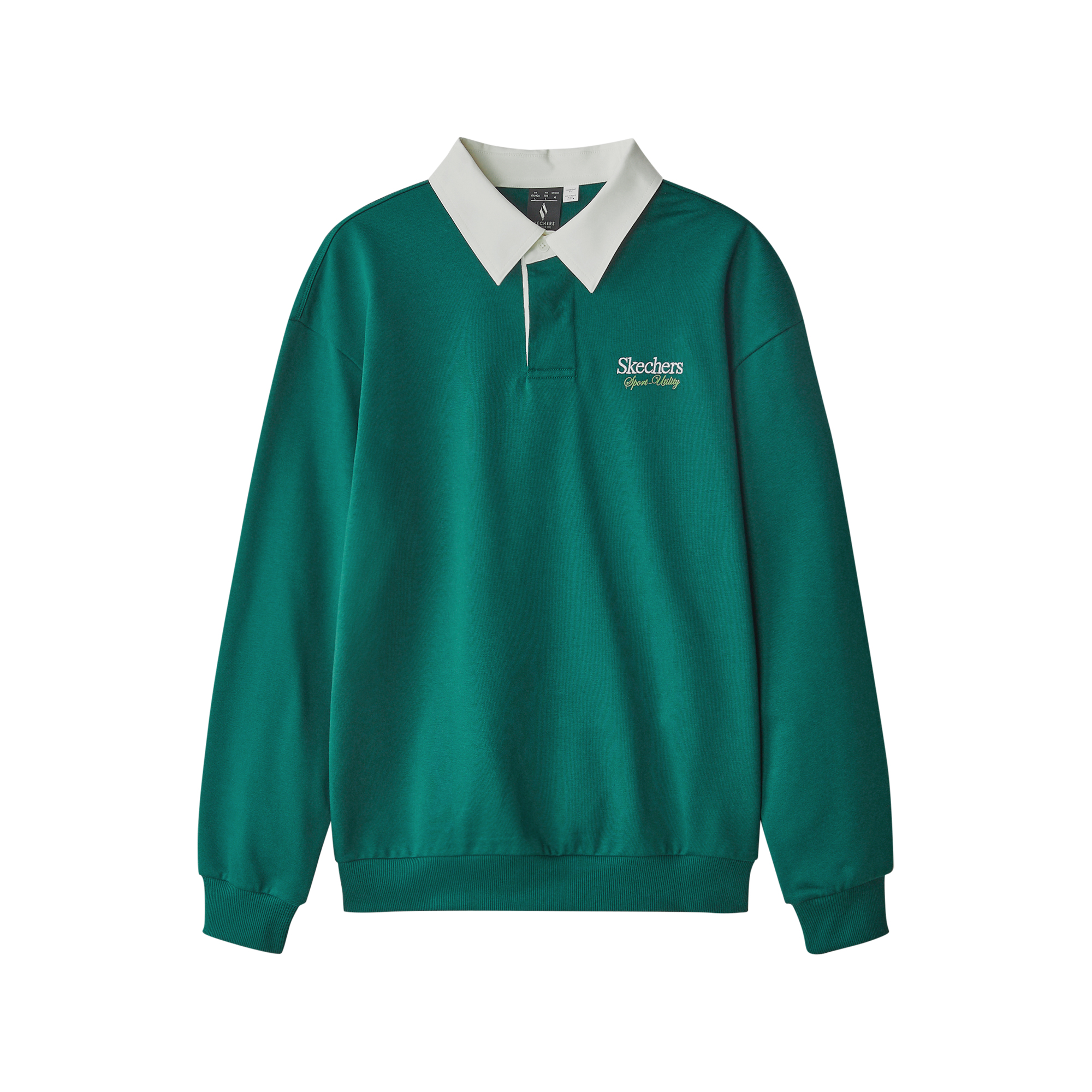 Skechers Casual Knit Pullover Sweatshirt - Garden Green L324M023-00XW