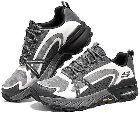 Skechers Casual Max Protect ''Outdoor Bas Blanc Noir'' 237308C-WCC Shop Skechers Casual Max Protect ''Outdoor Bas Blanc Noir'' 237308C-WCC