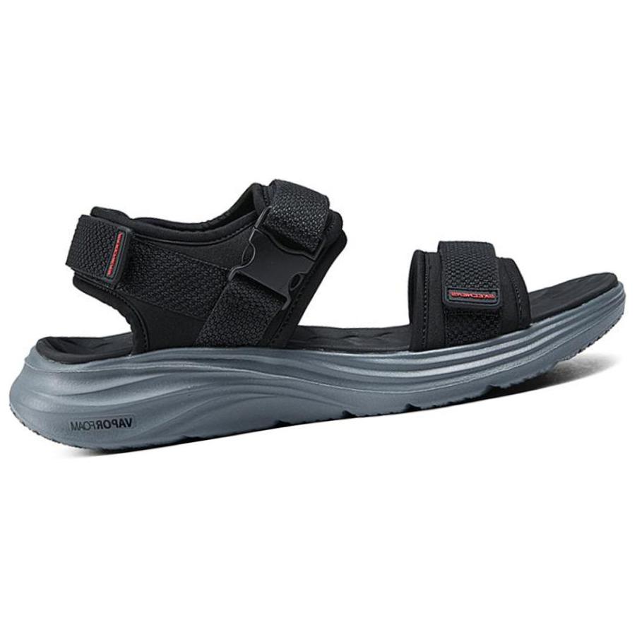 Order Skechers 舒適休閒防滑透氣百搭外穿 沙灘涼鞋 男款 黑色
