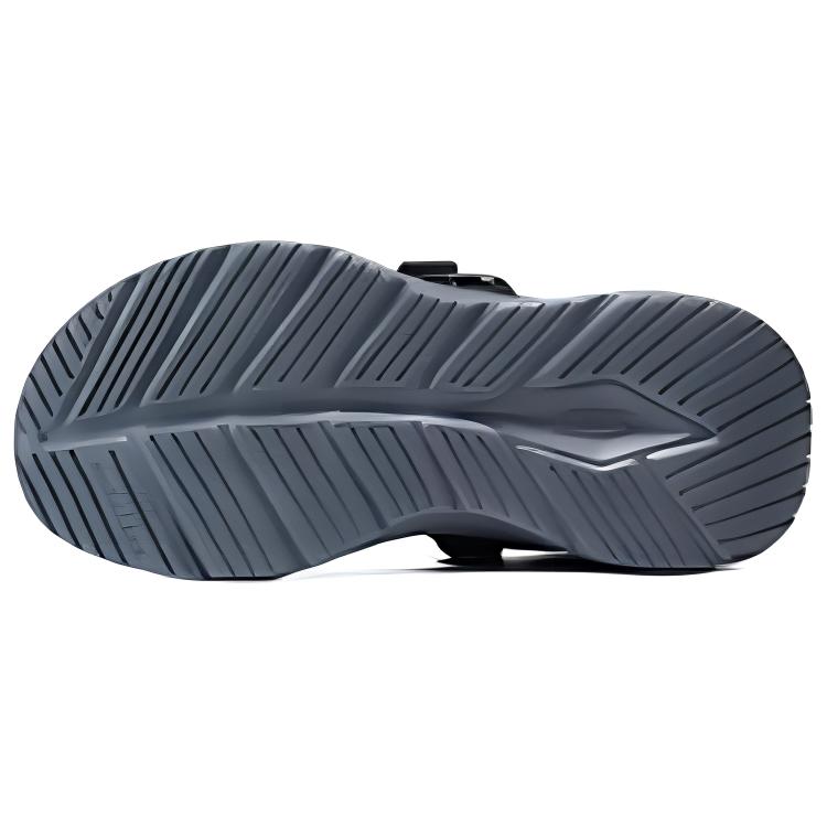 Shop Skechers 舒適休閒防滑透氣百搭外穿 沙灘涼鞋 男款 黑色