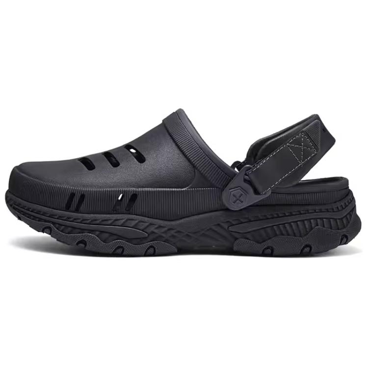 Buy Skechers 舒適休閒防滑透氣 洞洞鞋 男款 黑色