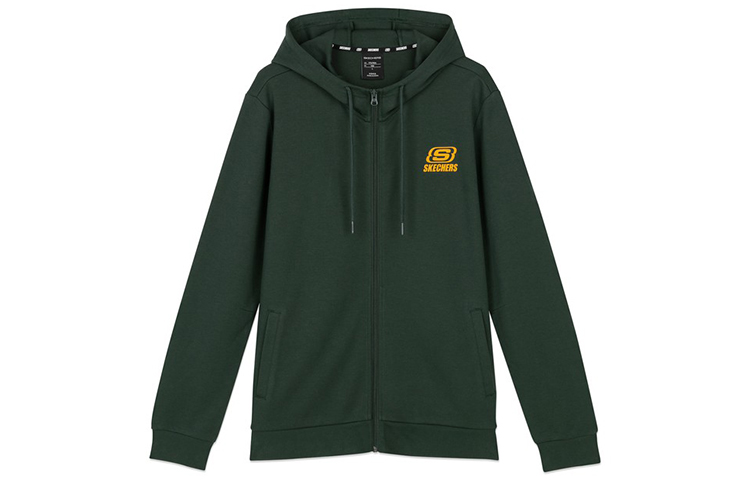 Skechers Casual Sports Zip Hoodie Jacket - Manor Green L320M152-00X9