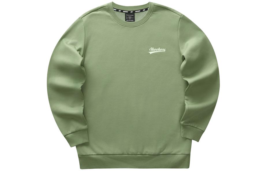 Skechers Casual Unisex Crewneck Pullover Sweatshirt Chrome Green L323U181-01MX