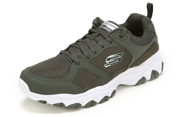 Lookbook Skechers 休閒厚底老爹鞋 綠色
