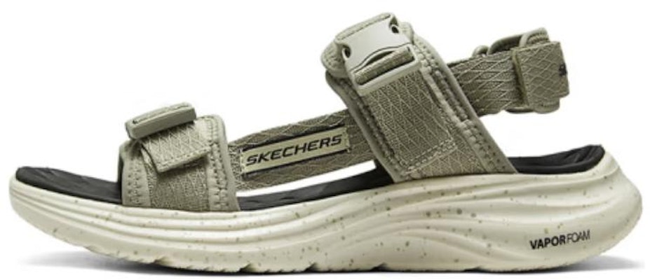 スケッチャーズ 厚底スライドサンダル (グリーン) 232898-TAN Buy スケッチャーズ 厚底スライドサンダル (グリーン) 232898-TAN