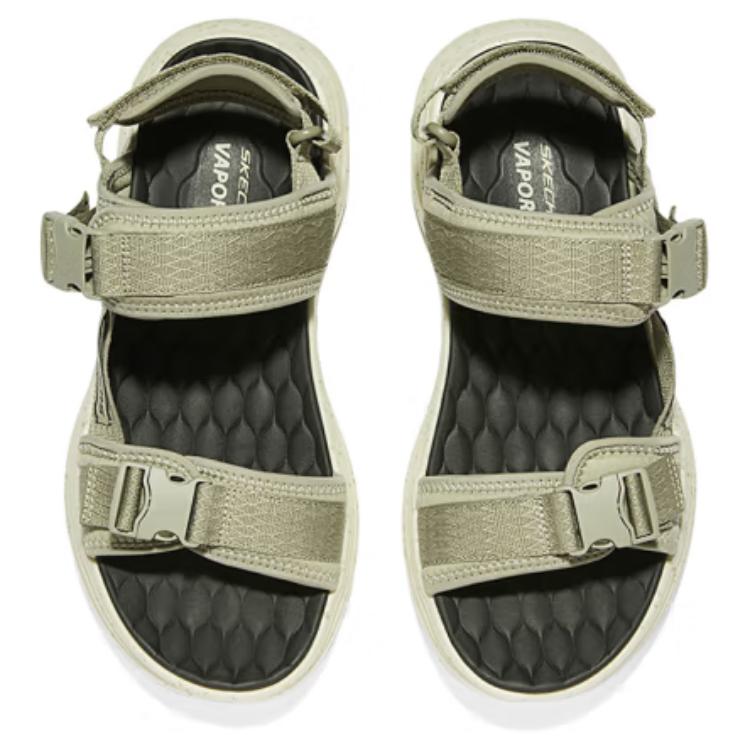 Lookbook Sandale Skechers à semelle épaisse ''Verte'' 232898-TAN