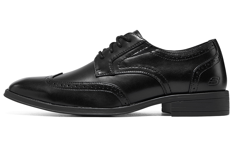 Skechers Classic 'Black Leather'