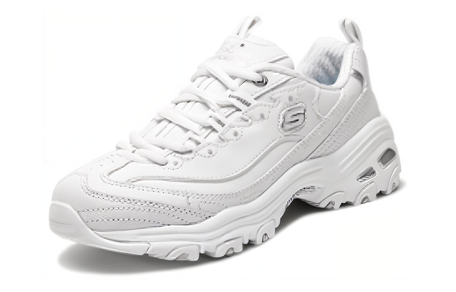 Order 스케쳐스 클래식 캐주얼 로우 '화이트' (Skechers keullaesik kaejueol rou 'hwaiteu') 186864-WHT
