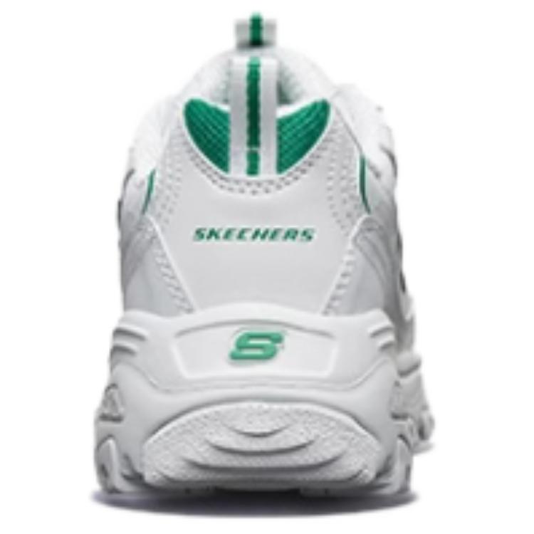 Shop Skechers Classic Fit 'Putih Hijau' 186864-WGR