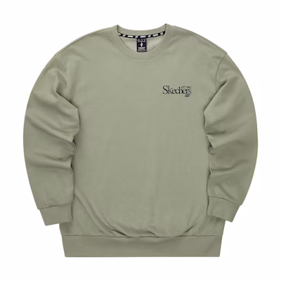 Skechers Classic Knit Embroidered Pullover Unisex Sweatshirt - Laurel Oak Gray L324U107-04AU