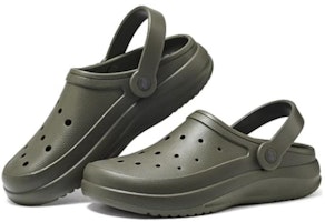 斯凯奇透气舒适绿色拖鞋 243250-OLV Lookbook 斯凯奇透气舒适绿色拖鞋 243250-OLV