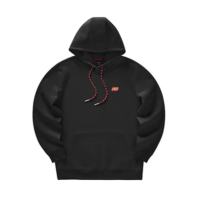 Skechers CNY Series Black Logo Patch Print Sweatshirt L123M003-0018