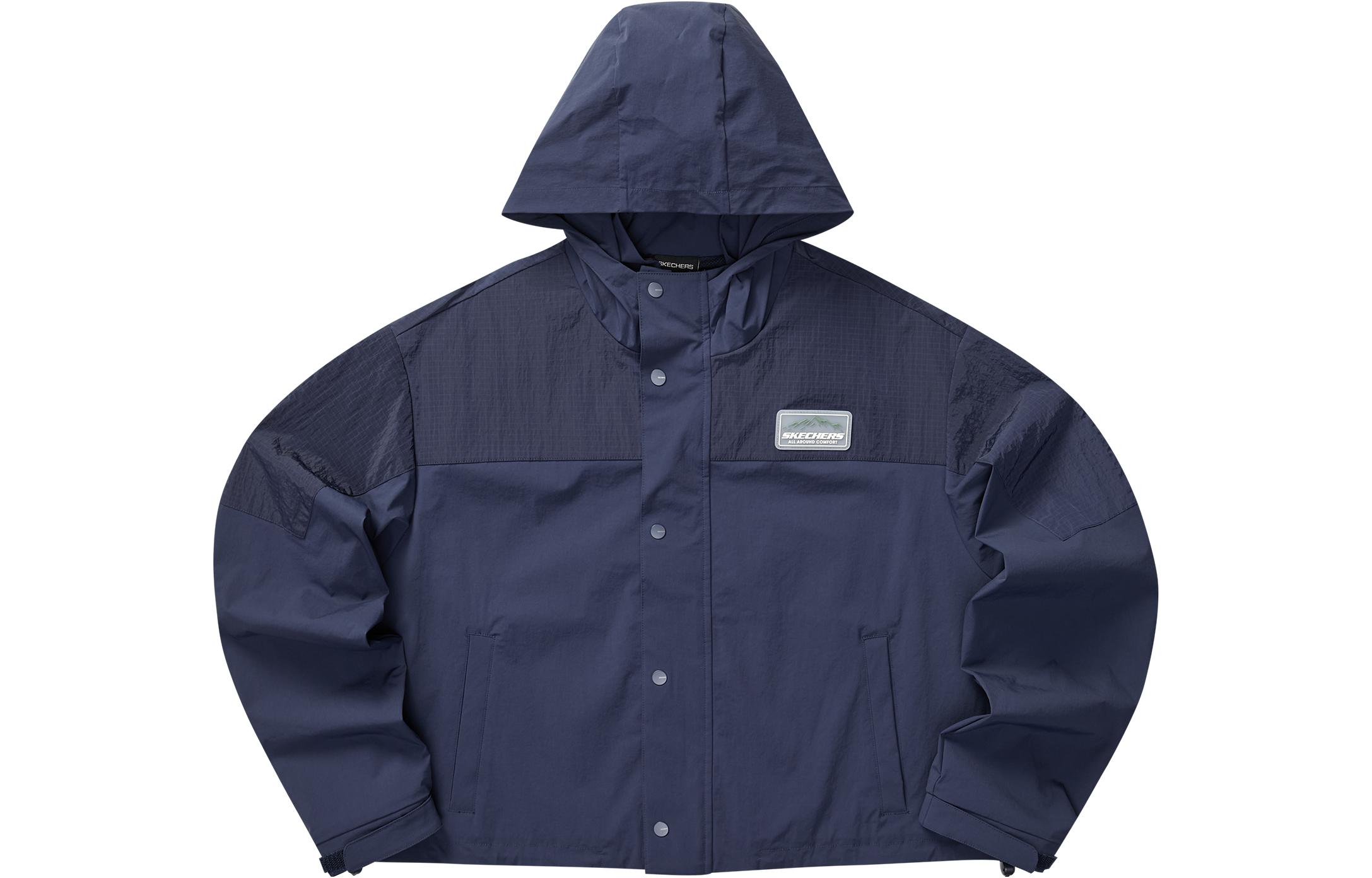 Skechers Colorblock Hooded Jacket Walk Series - Navy Blue L223W119-00DU