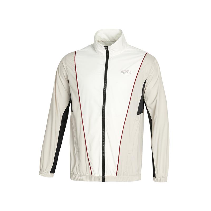 Skechers Colorblock Retro Jacket Unisex - Marshmallow White P222U035