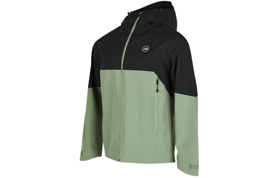 Skechers Colorblock Waterproof UV-Proof Hooded Breathable Jacket Brown-Green P224U045-03LX