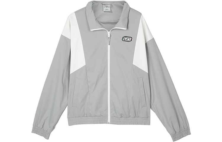 Skechers Colorblock Zip Jacket Alloy Color L423M071-002E