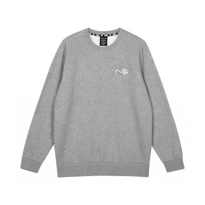 Skechers Colorful Casual Fleece Crewneck Sweatshirt Unisex - Light Gray L423U091-004F