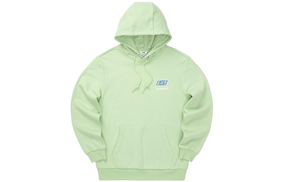 Skechers Colorful Casual Logo Hoodie Unisex Light Grass Green L322U090-01YW