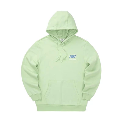 Skechers Colorful Casual Logo Hoodie Unisex Light Grass Green L322U090-01YW