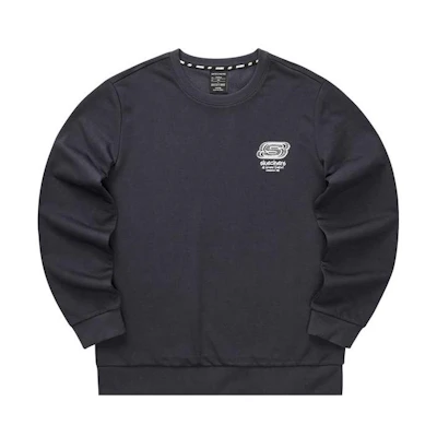 Skechers Colorful Casual Logo Print Knit Crewneck Sweatshirt Odyssey Gray-Unisex L322U127-026R