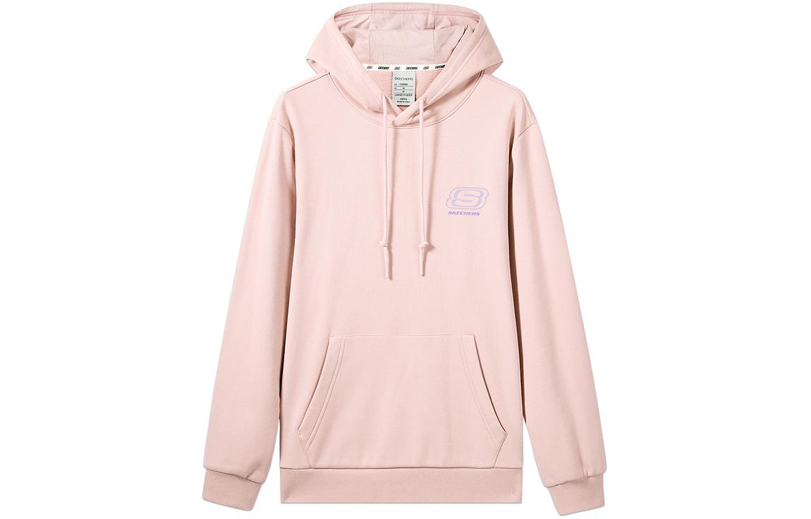 Skechers Colorful Casual Series Unisex Letters Hoodie - Pink L422U122-01NX