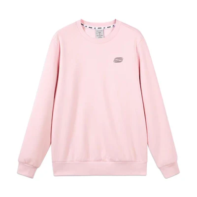 Skechers Colorful Casual Unisex Crewneck Sweatshirt in Gray Pink L422U130-01NX