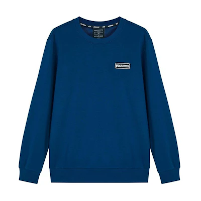 Skechers Colorful Casual Unisex Pullover Sweatshirt in Poseidon Blue L423U164-00H1