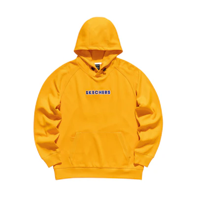 Skechers Colorful City Series Letter Print Hoodie Unisex Orange L121U100-00G3