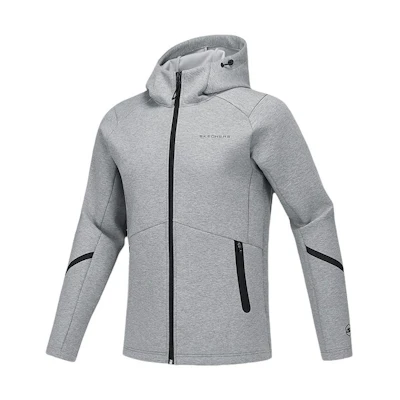Skechers Comfort Sports Hooded Windbreaker Jacket Men’s Gray P125M024-02H3