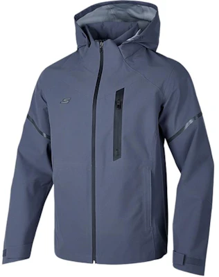 Skechers Jaket Zip Bersukan Berhud Gelap Navy Kelabu Comfort P424M001-022C Buy Skechers Jaket Zip Bersukan Berhud Gelap Navy Kelabu Comfort P424M001-022C