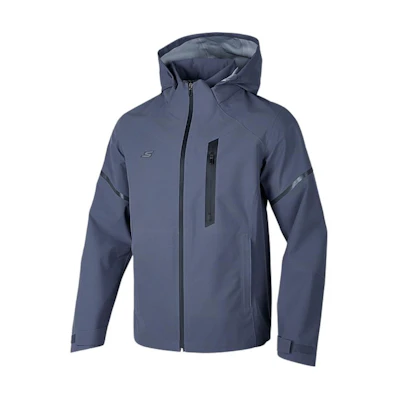 Skechers Comfort Sports Hooded Zip Jacket Dark Navy Gray P424M001-022C