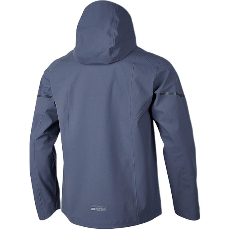 Skechers Comfort Sports Hooded Zip Jacket Dark Navy Gray P424M001-022C 圖 3