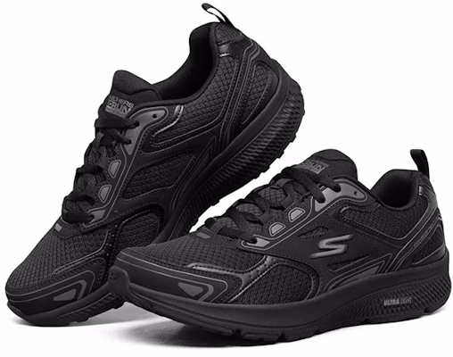 Skechers Go Run Consistent“三重黑”跑鞋 220034-BKCC Lookbook Skechers Go Run Consistent“三重黑”跑鞋 220034-BKCC