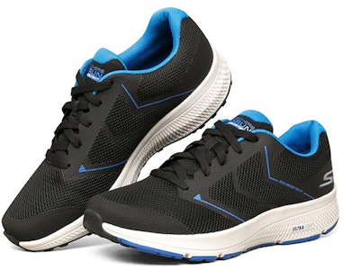 Skechers Go Run Consistent 'Hitam Putih Biru' 220082-BKBL Lookbook Skechers Go Run Consistent 'Hitam Putih Biru' 220082-BKBL