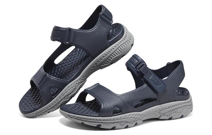 Lookbook スケッチャーズ クレストン ウルトラ "ハバナ - ネイビグレー" 243094-NVGY