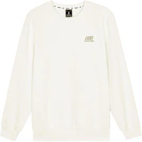 Skechers Crewneck Fleece Sweatshirt Cotton White - Soft & Warm Athletic Fit L424U170-0074 Skechers Crewneck Fleece Sweatshirt Cotton White - Soft & Warm Athletic Fit L424U170-0074